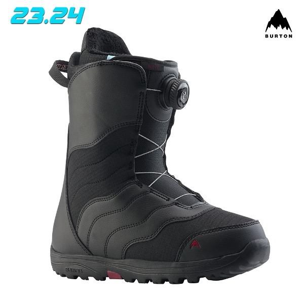 2324 BURTON Women&#039;s Mint BOA® Snowboard Boots - Wide Black(버튼 여성 민트 보아 스노우보드 부츠 와이드 블랙)