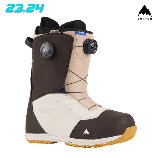 2324 BURTON Men&#039;s Ruler BOA® Snowboard Boots - Wide Brown/Sand(버튼 남성 룰러 보아 스노우보드 부츠 와이드 브라운/샌드)